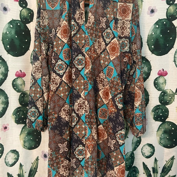 Cato Multicolor Patterned Blouse - Picture 3 of 3